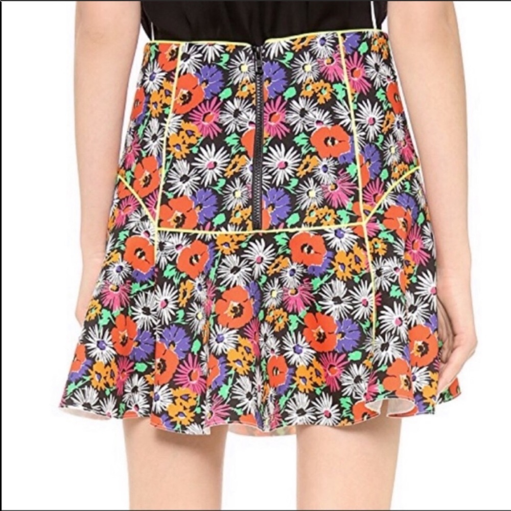 Veronica Beard skater scuba floral skirt sz 2 - Picture 13 of 13